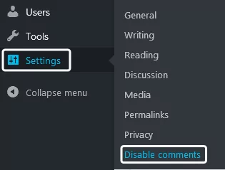 How to disable WordPress comments and protect the website from spam