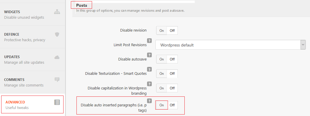 Disable WordPress Tags