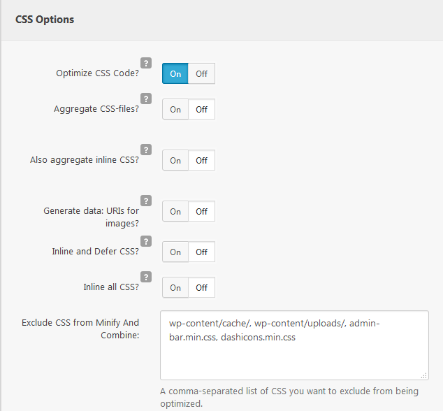 html optimizer select options